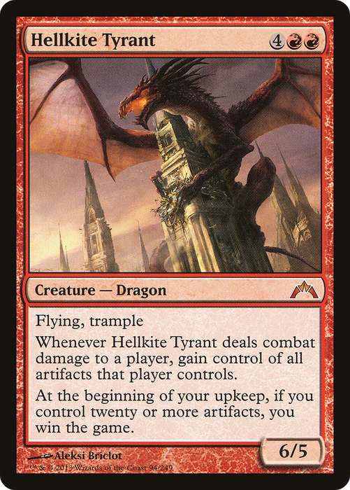 Hellkite Tyrant (GTC-094) - mythic - Foil
