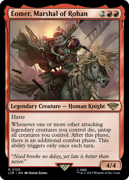 Éomer, Marshal of Rohan (LTR-120) - rare