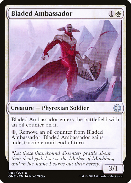Bladed Ambassador (ONE-005) - uncommon - Foil