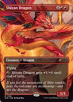 Shivan Dragon (SLD-1709) - rare (Borderless)