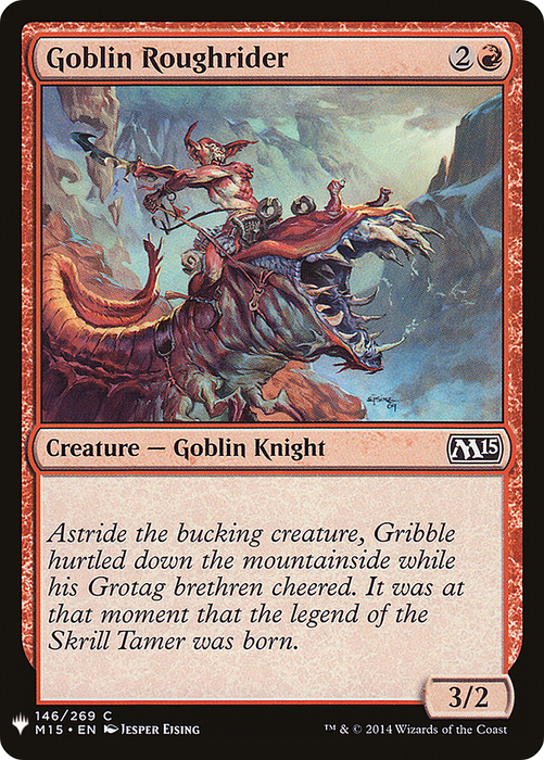 Goblin Roughrider (LIST-M15-146) - common
