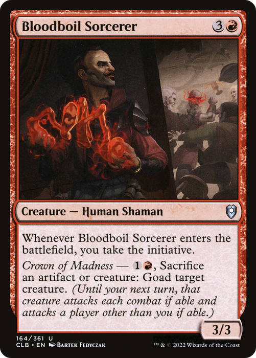 Bloodboil Sorcerer (CLB-164) - uncommon - Foil