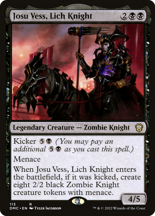 Josu Vess, Lich Knight (DMC-113) - rare