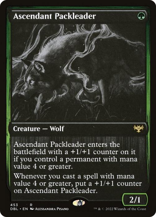 Ascendant Packleader (DBL-453) - rare - Foil