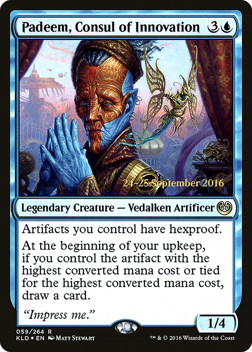 Padeem, Consul of Innovation (PRE-59S) - rare - Foil
