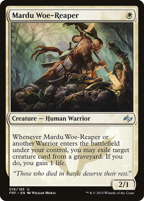 Mardu Woe-Reaper (FRF-018) - uncommon - Foil