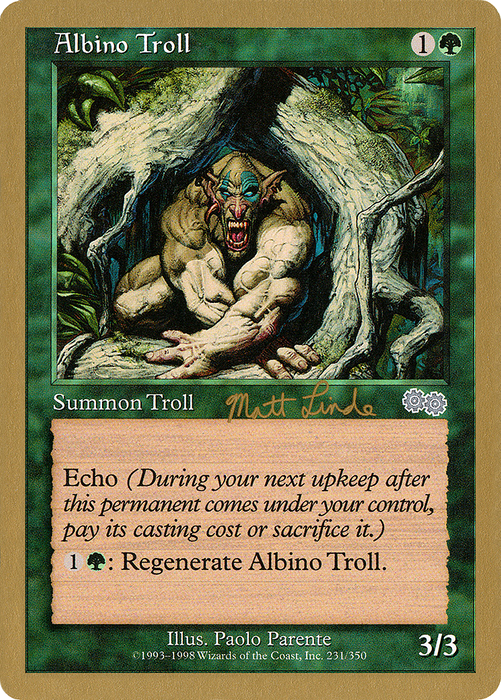 Albino Troll (WCD-ML231) - uncommon