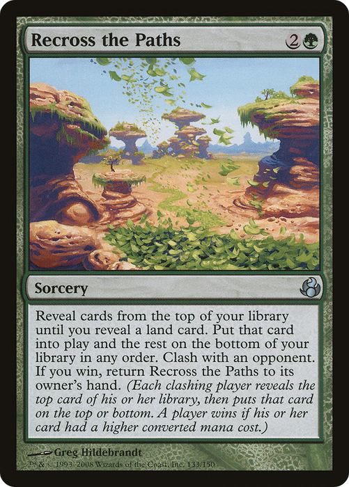 Recross the Paths (MOR-133) - uncommon - Foil