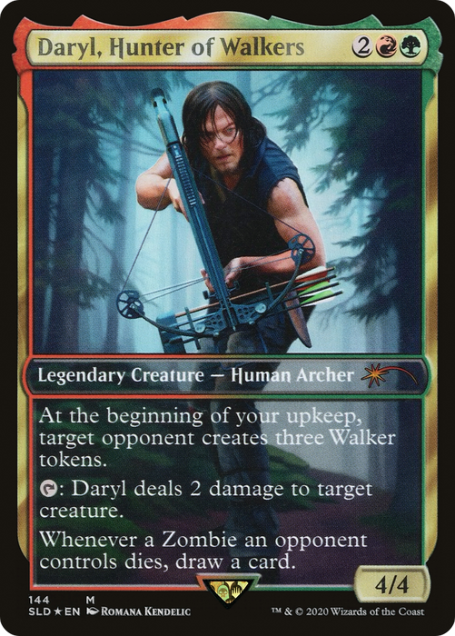 Hansk, Slayer Zealot (SLD-144) - mythic / Daryl, Hunter of Walkers - Foil