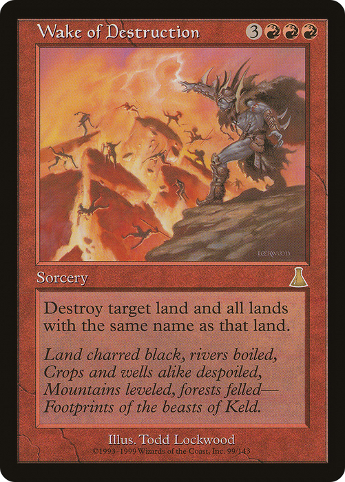 Wake of Destruction (UDS-099) - rare - Foil