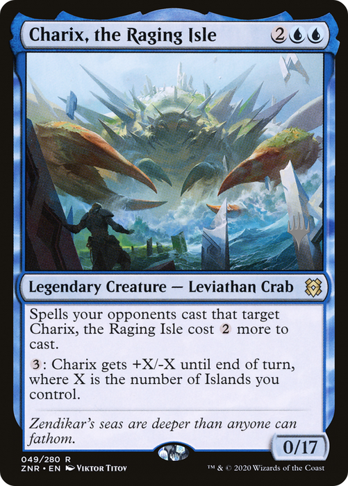 Charix, the Raging Isle (PPZNR-49P) - rare - Foil