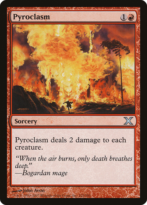 Pyroclasm (10E-222) - uncommon - Foil