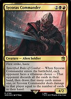Sycorax Commander (WHO-766) - rare - Foil