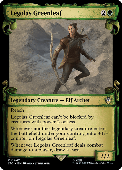 Legolas Greenleaf (LTC-442) - rare: (Showcase) - Foil