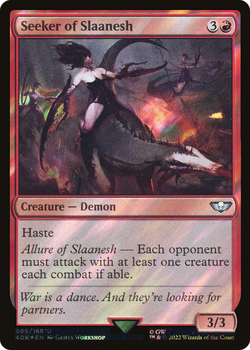 Seeker of Slaanesh (40K-85★) - uncommon - Foil