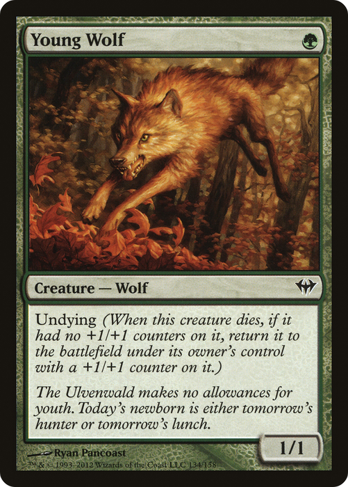 Young Wolf (DKA-134) - common - Foil