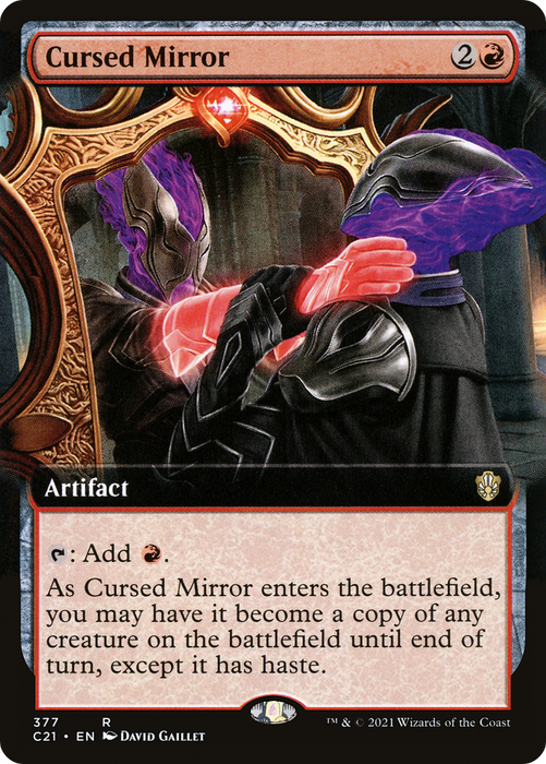 Cursed Mirror (C21-377) - rare: (Extended Art)
