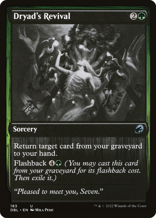 Dryad's Revival (DBL-183) - uncommon - Foil