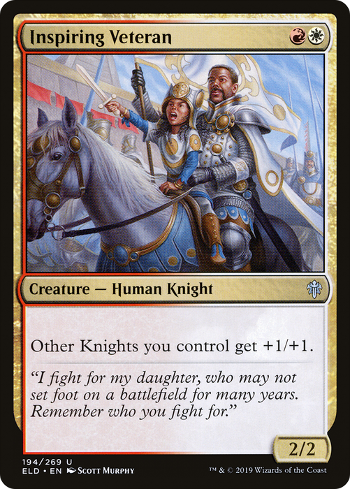 Inspiring Veteran (ELD-194) - uncommon - Foil