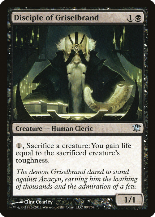 Disciple of Griselbrand (ISD-098) - uncommon - Foil