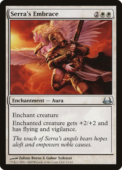 Serra's Embrace (DDC-021) - uncommon