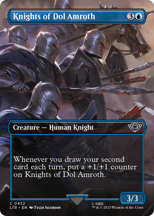 Knights of Dol Amroth (LTR-432) - common (Borderless) - Foil
