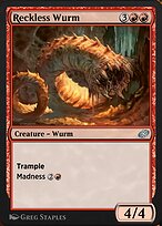 Reckless Wurm (J21-502) - uncommon