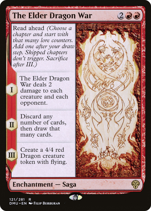 The Elder Dragon War (DMU-121) - rare - Foil