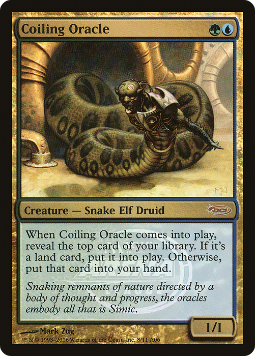 Coiling Oracle (ARENA-008) - rare - Foil