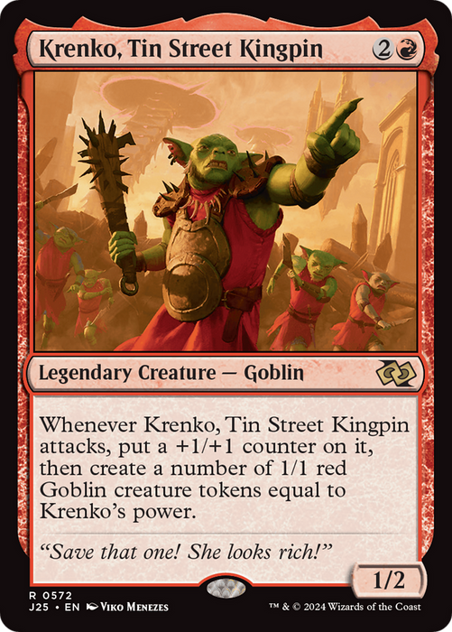 Krenko, Tin Street Kingpin (J25-572) - rare