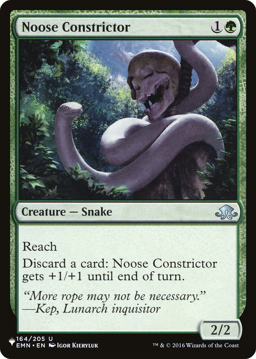 Noose Constrictor (LIST-EMN-164) - uncommon