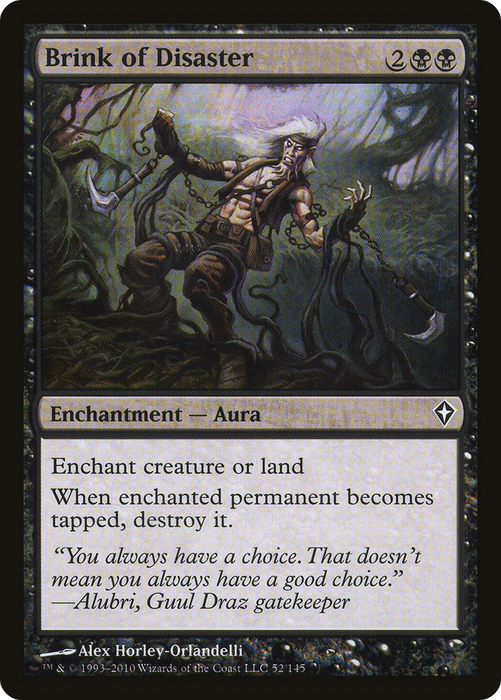 Brink of Disaster (WWK-052) - common - Foil