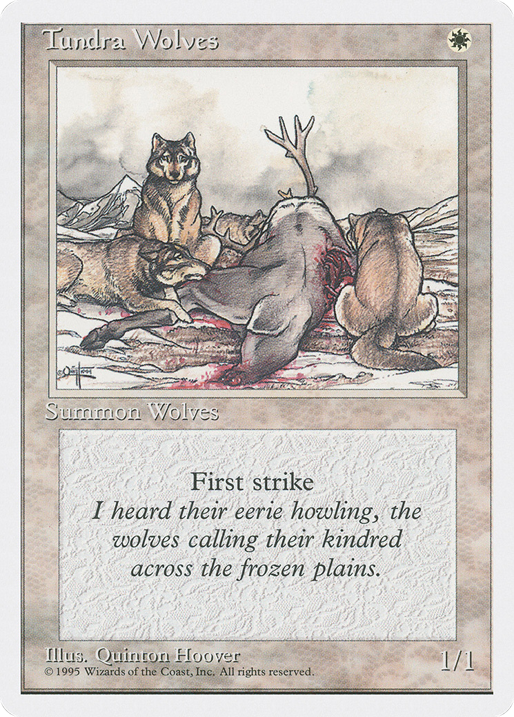 Tundra Wolves (4ED-053) - common