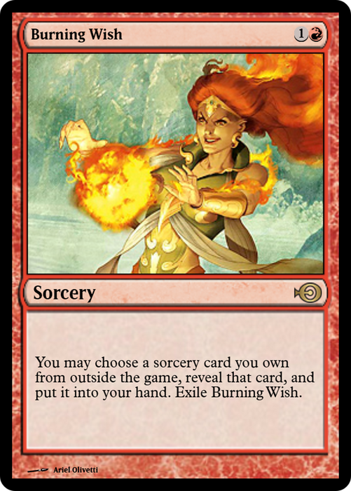 Burning Wish (PRM-43542) - rare - Foil