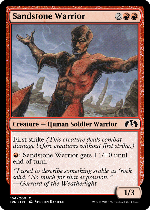 Sandstone Warrior (TPR-154) - common