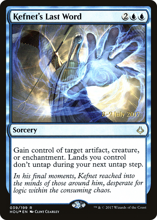 Kefnet's Last Word (PRE-39S) - rare - Foil