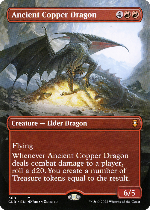 Ancient Copper Dragon (CLB-368) - mythic (Borderless)