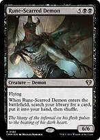 Rune-Scarred Demon (CMM-184) - rare