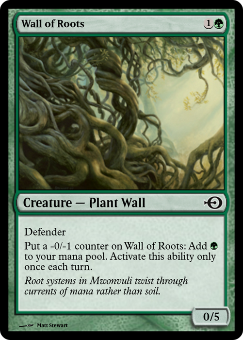 Wall of Roots (PRM-35114) - common - Foil
