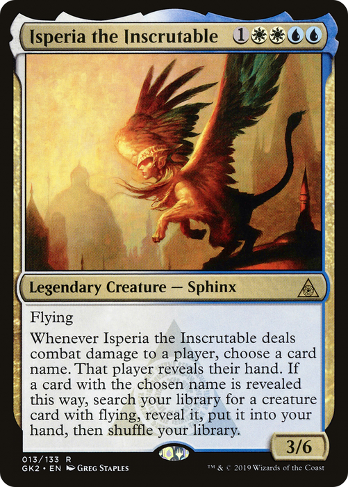 Isperia the Inscrutable (GK2-013) - rare