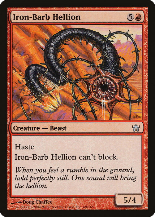 Iron-Barb Hellion (5DN-069) - uncommon - Foil