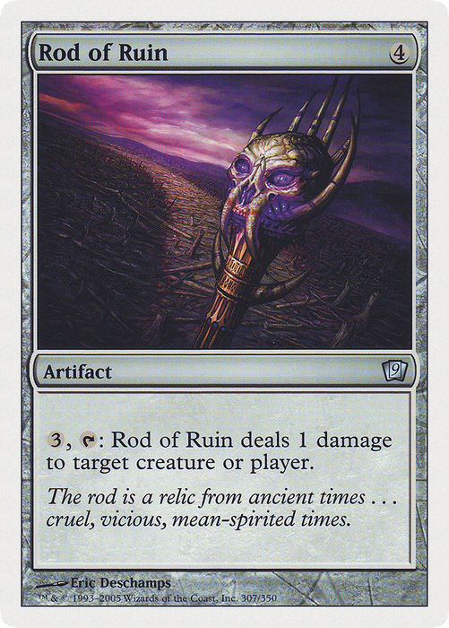 Rod of Ruin (9ED-307) - uncommon