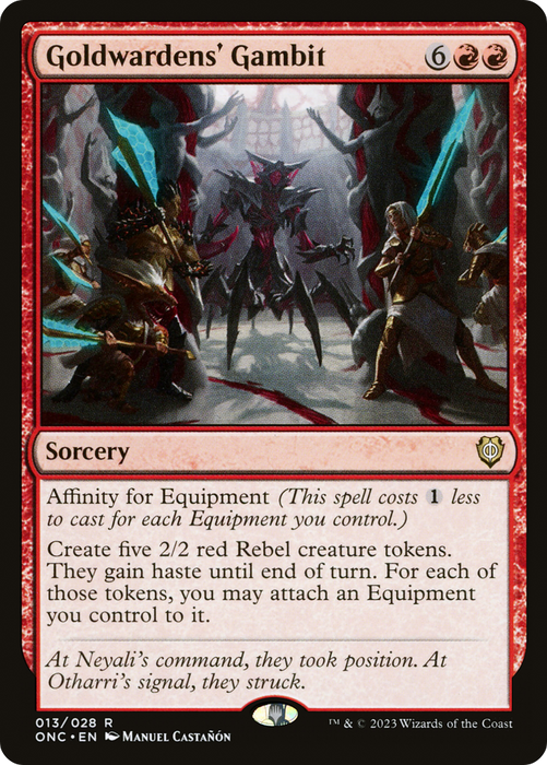 Goldwardens' Gambit (ONC-013) - rare