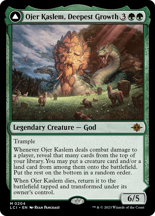 Ojer Kaslem, Deepest Growth // Temple of Cultivation (LCI-204) - mythic - Foil