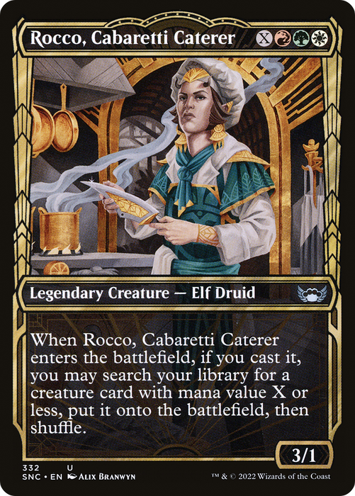 Rocco, Cabaretti Caterer (SNC-332) - uncommon: (Showcase) - Foil