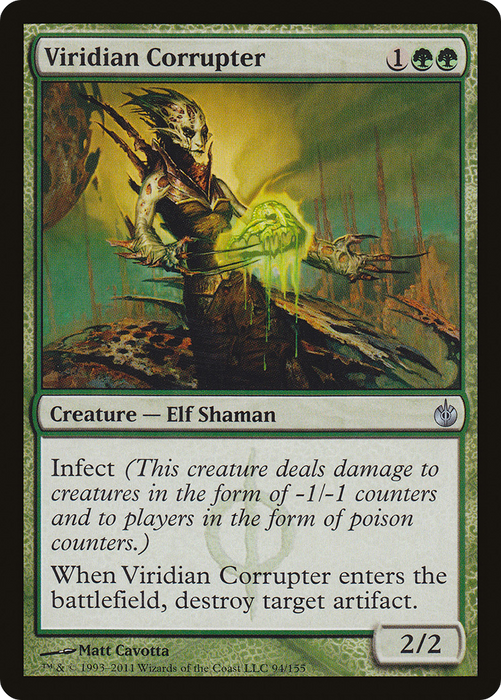 Viridian Corrupter (MBS-094) - uncommon