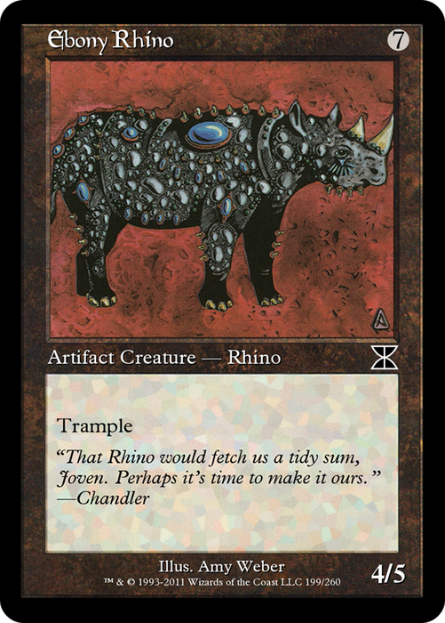 Ebony Rhino (ME4-199) - common