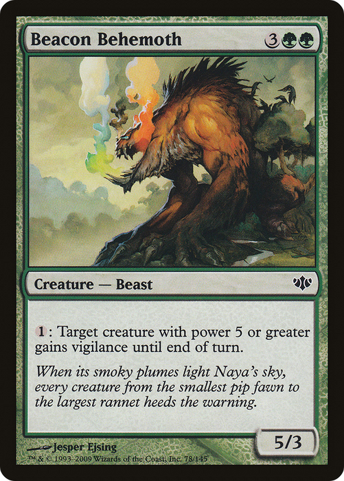 Beacon Behemoth (CON-078) - common - Foil