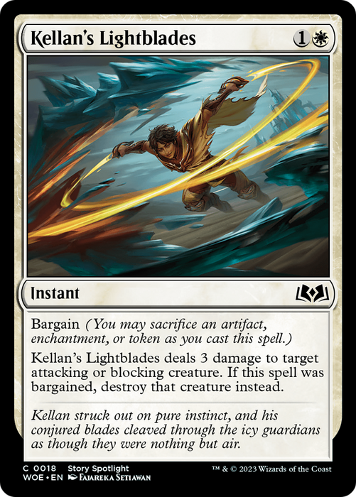 Kellan's Lightblades (WOE-018) - common - Foil