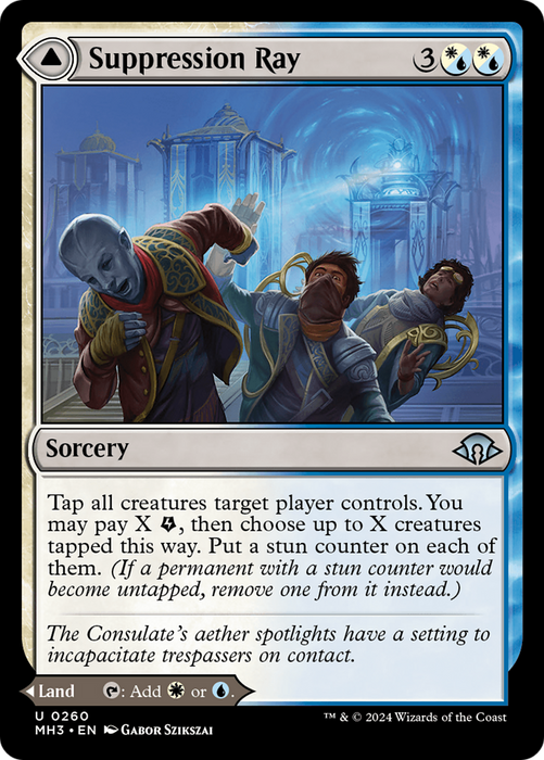 Suppression Ray // Orderly Plaza (MH3-260) - uncommon - Foil